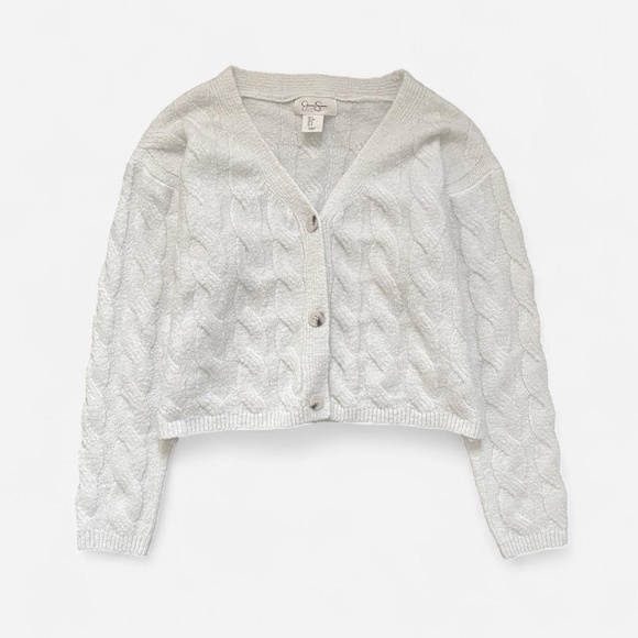 Cream cable knit cardigan - Picture 1 of 2